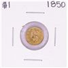 Image 1 : 1850 $1 Liberty Head Gold Dollar Coin