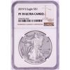 Image 1 : 2019-S $1 Proof American Silver Eagle Coin NGC PF70 Ultra Cameo
