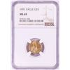 Image 1 : 1991 $5 American Gold Eagle Coin NGC MS69