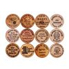 Image 2 : Lot of (12) Wooden Nickels