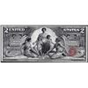 Image 1 : 1896 $2 Educational Silver Certificate Note