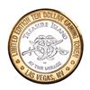 Image 2 : .999 Silver Treasure Island Las Vegas, Nevada $10 Casino Limited Edition Gaming Token