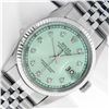 Image 1 : Rolex Mens Stainless Steel Ice Blue Diamond Oyster Perpetual Datejust Wristwatch
