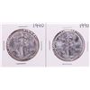 Image 1 : Lot of (2) 1990 $1 American Silver Eagle Coins
