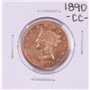 Image 1 : 1890-CC $10 Liberty Head Eagle Gold Coin
