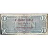 Image 2 : 1864 $10 Confederate States of America Note with Yarborouh House Advertisement