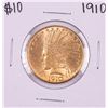 Image 1 : 1910 $10 Indian Head Eagle Gold Coin