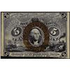 Image 1 : March 3, 1863 Second Issue Five Cents Fractional Currency Note