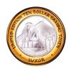 Image 1 : .999 Silver Luxor Las Vegas, Nevada Casino $10 Casino Limited Edition Gaming Token