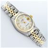 Image 3 : Rolex Ladies Two Tone Mother Of Pearl Diamond Datejust Wristwatch