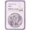 Image 1 : 1986 $1 American Silver Eagle Coin NGC MS69