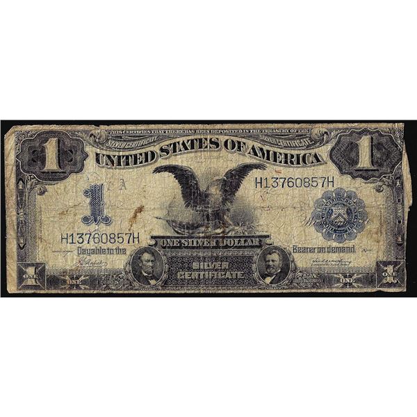 1899 $1 Black Eagle Silver Certificate Note