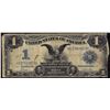 Image 1 : 1899 $1 Black Eagle Silver Certificate Note