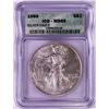 Image 1 : 1996 $1 American Silver Eagle Coin ICG MS69