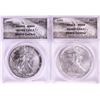 Image 1 : Lot of 1990-1991 $1 American Silver Eagle Coins ANACS MS69