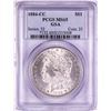 Image 1 : 1884-CC $1 Morgan Silver Dollar Coin PCGS MS65
