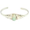 Image 3 : Navajo Opal Cuff Bracelet Sterling Silver
