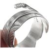 Image 3 : Navajo Sterling Feather Wrap Around Ring