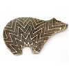 Image 2 : Southwestern Sterling Bear Pin Brooch