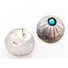 Image 3 : Navajo Sterling Turquoise Post Earrings