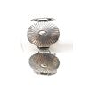 Image 5 : Navajo Sterling Statement Concho Bracelet