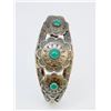 Image 3 : Navajo Fred Harvey Era Sterling Turquoise Cuff