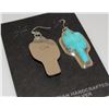 Image 3 : Navajo Turquoise Cactus Earrings