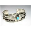 Image 3 : Navajo Thunderbird Cuff Bracelet Sterling Sleeping