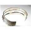 Image 4 : Navajo Thunderbird Cuff Bracelet Sterling Sleeping