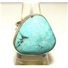 Image 2 : Huge Navajo Dry Creek Turquoise Ring Sz 8 Sterling