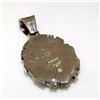 Image 4 : Navajo Inlay Galaxy Pendant A Tsosie TSF Sterling
