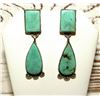 Image 4 : Navajo Royston Turquoise Sterling Silver Dangle