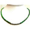 Image 1 : Navajo Rolled Turquoise Heishi Choker Necklace & Navajo
