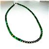 Image 3 : Navajo Rolled Turquoise Heishi Choker Necklace & Navajo