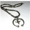Image 4 : Navajo Pearls Necklace & Sand Cast Naja Squash Blossom