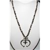 Image 5 : Navajo Pearls Necklace & Sand Cast Naja Squash Blossom