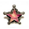 Image 2 : Navajo Spiny Oyster Star Ring Adjustable Size Sterling