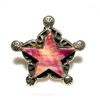 Image 5 : Navajo Spiny Oyster Star Ring Adjustable Size Sterling