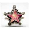 Image 6 : Navajo Spiny Oyster Star Ring Adjustable Size Sterling