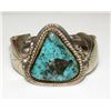 Image 4 : VTG Massive Navajo Kingman Turquoise Cuff Bracelet