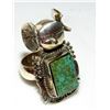 Image 2 : Navajo Kachina Ring Turquoise Sterling Bennie Ration
