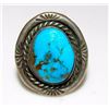 Image 1 : Old Pawn Navajo Ring Size 10 Sterling Silver Kingman