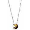 Image 3 : Navajo Crescent Bar Necklace Bumblebee Jasper Sterling