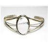 Image 1 : Navajo White Buffalo Bracelet Sterling Silver Native