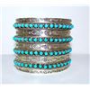 Image 4 : Zuni Sterling Sleeping Beauty Mine Snake Eye Turquoise