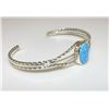 Image 3 : Navajo Opal Stacker Cuff Bracelet Sterling Silver