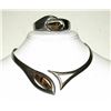 Image 2 : Mexican Taxco MOD Sterling Tiger Eye Collar Necklace &