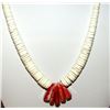 Image 2 : Santo Domingo Heishi Necklace Lupe Lovato White Shell