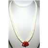Image 3 : Santo Domingo Heishi Necklace Lupe Lovato White Shell