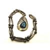Image 2 : Vintage Navajo Pearls Necklace Kingman Turquoise
